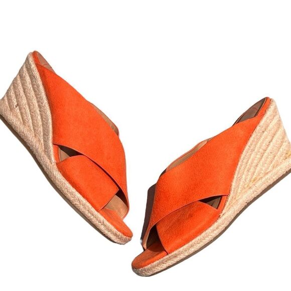 Andrew Geller Kimber Wedge Sandals Size 7.5 B33 - Picture 2 of 8